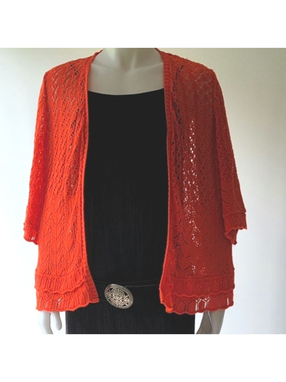 Joseph A Women's Short Open Cardigan Size L